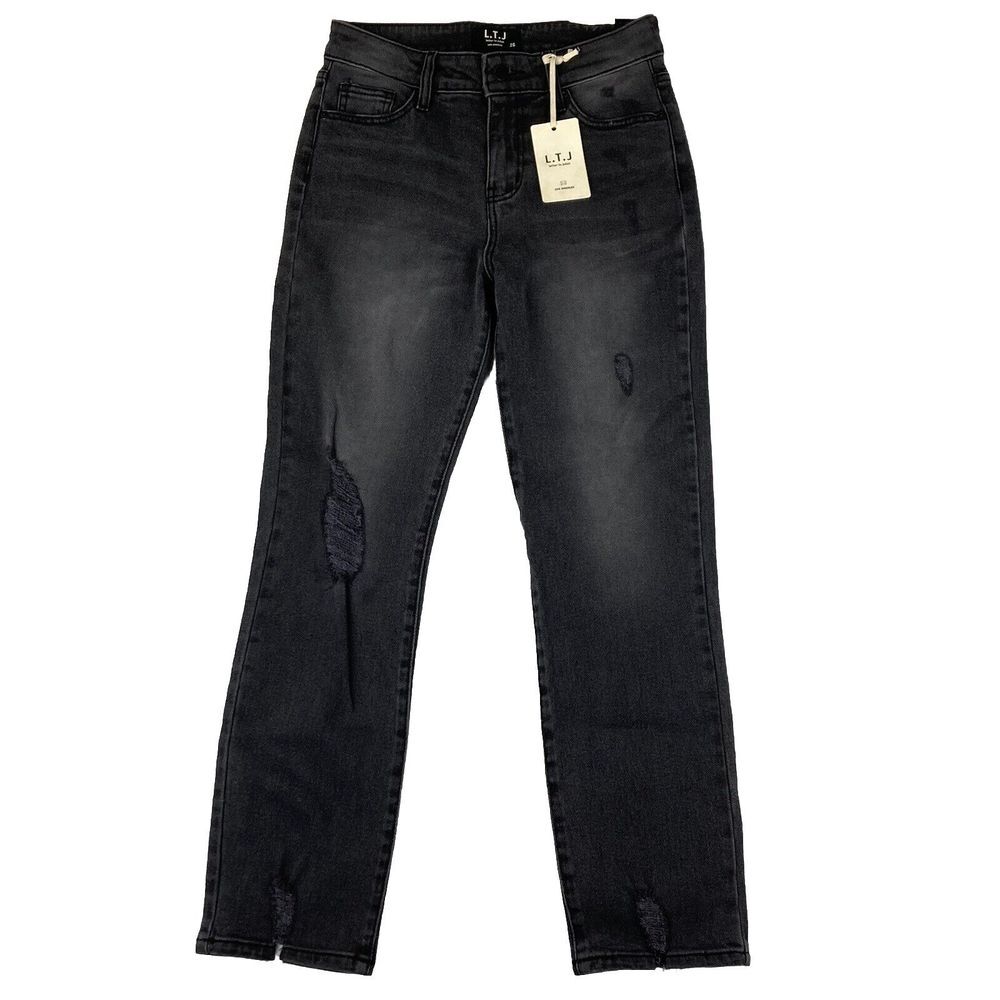 L.T.J. Letter to Juliet Jeans Women's Distressed Straight‎ Size 25 (26 Measured)